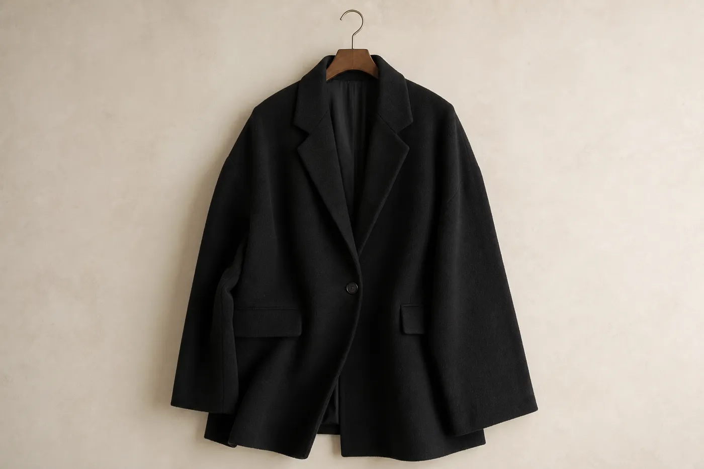 Édition Veste Tailleur Oversize en Laine Muse