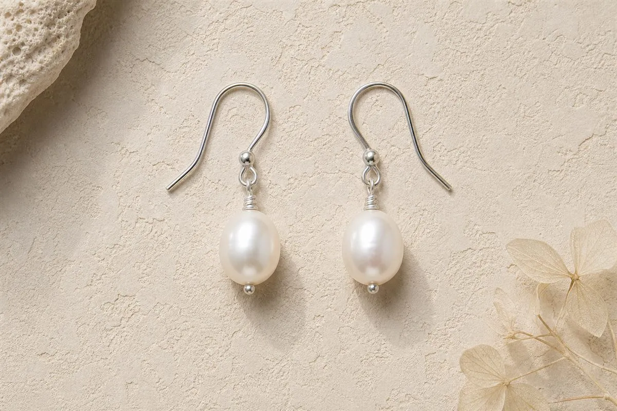 Boucles d'Oreilles Perles N°12