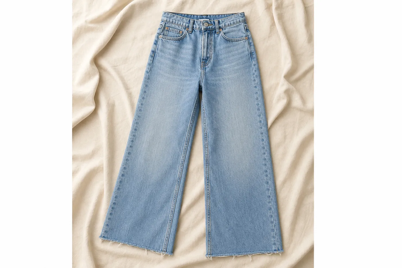 Iconique Jean Wide Leg Taille Haute N°08