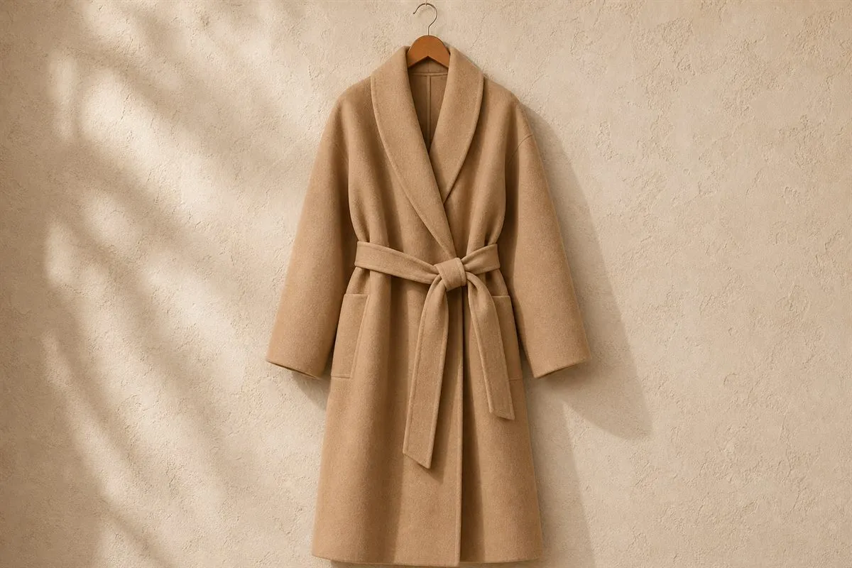 Édition Manteau Peignoir Oversize Ceinturé N°06