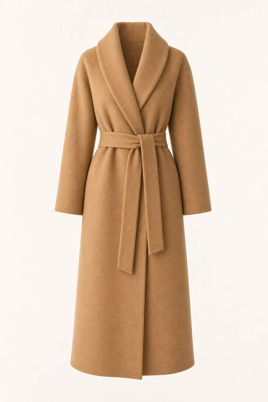 Manteau Long Peignoir en Laine Cachemire Essentiel