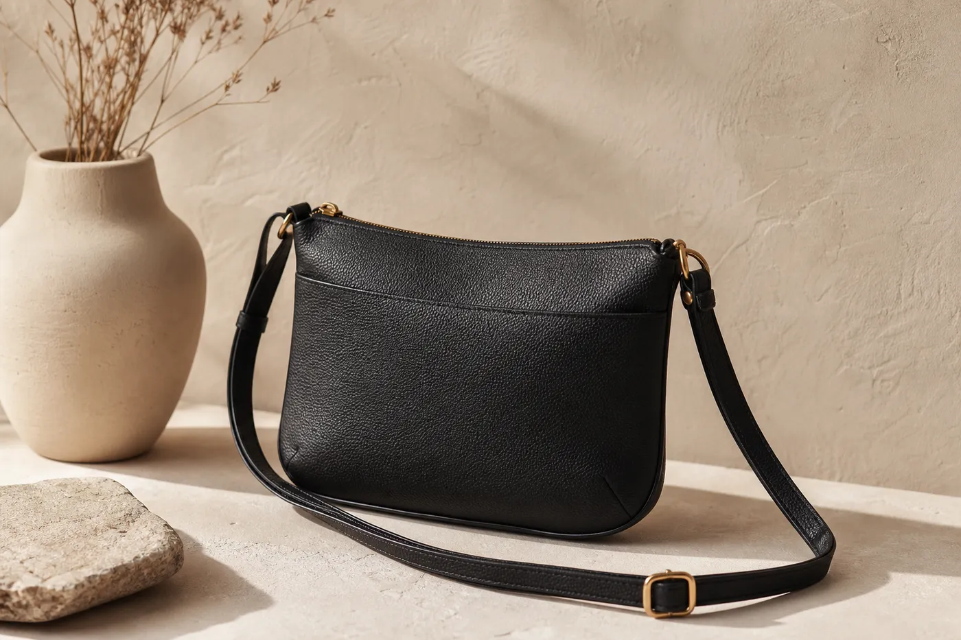 Sac Bandoulière Mini Cuir Vegan Signature